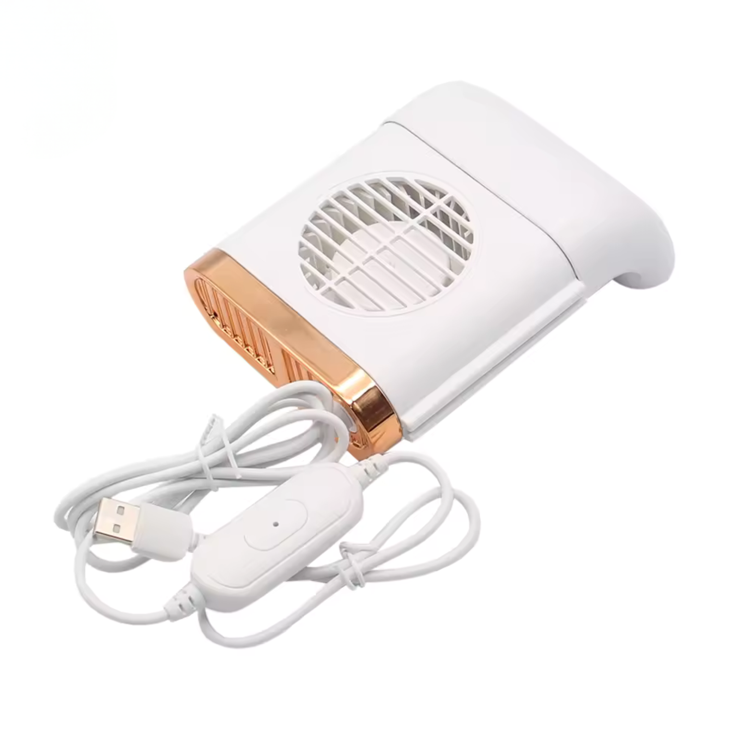 Ventilador para respaldo de asiento coche plegable y silencioso, con tres niveles de velocidad ajustables