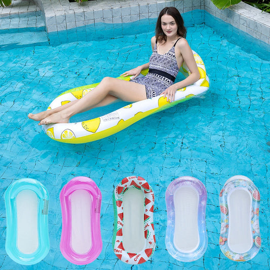 Colchoneta hinchable transparente