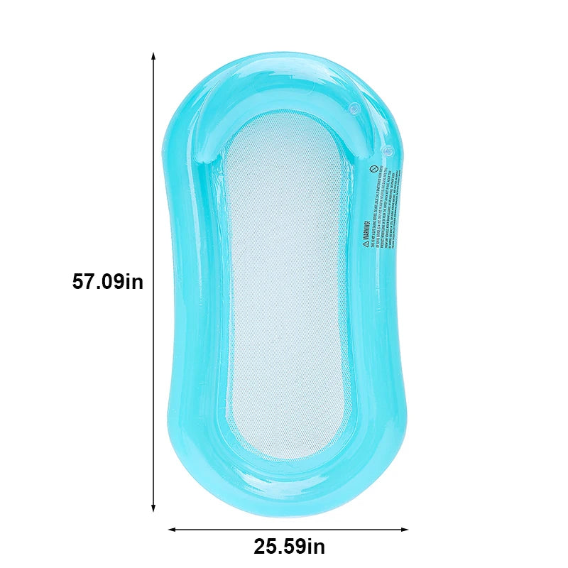 Colchoneta hinchable transparente