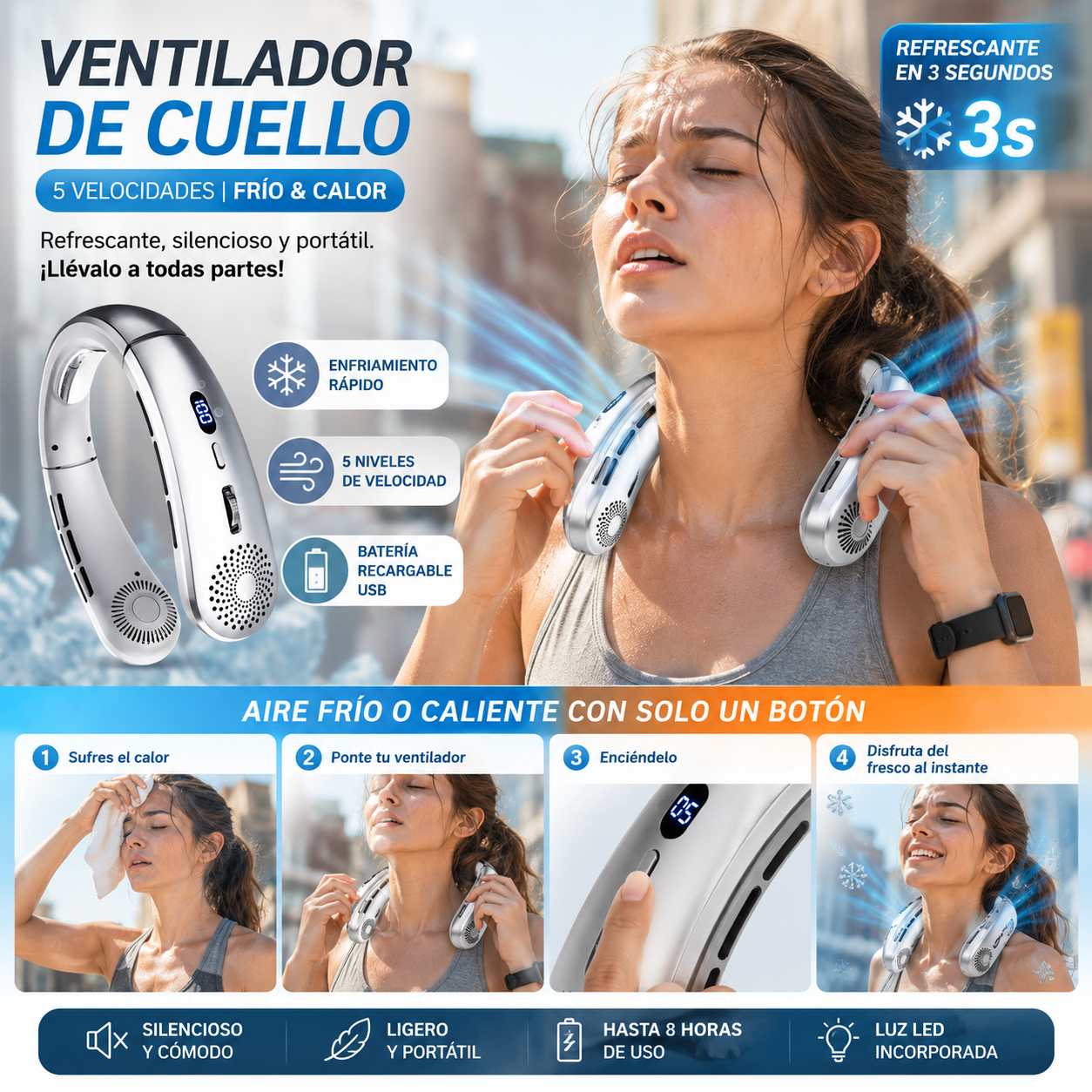 Ventilador de cuello FRESH!!!